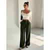 Women's Loose Fit High Waist Palazzo Pants For Office And Casual Streetwear
