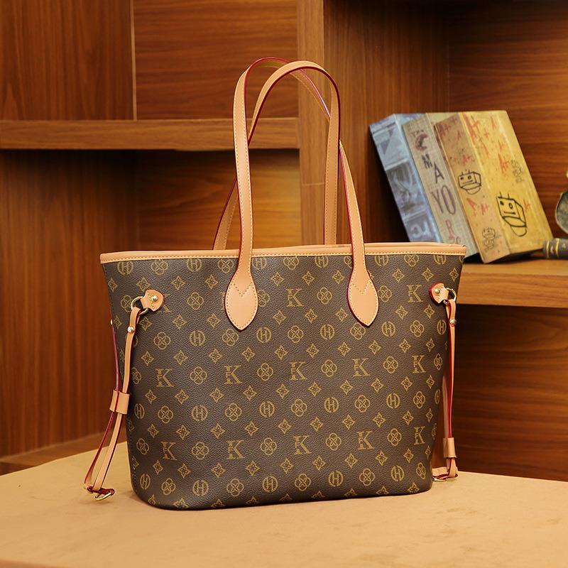New Shoulder Armpit Bag Large Capacity Commuter Handbag Retro Tote Bag Printed Fashion Backpack