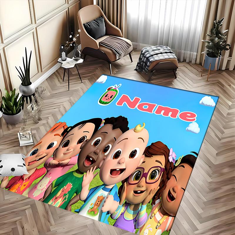 Custom personalization CoComelon - Dance Party Area Rug - Perfect For Kitchen, Bathroom,Laundry Room Decor Large Size Available,Gift All Seasons