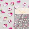 1 piece5D Cute Fruit Jelly Nail Stickers Red and Green Apple High Quality Nail Stickers New Embossed Nail Art Decoration Sticker