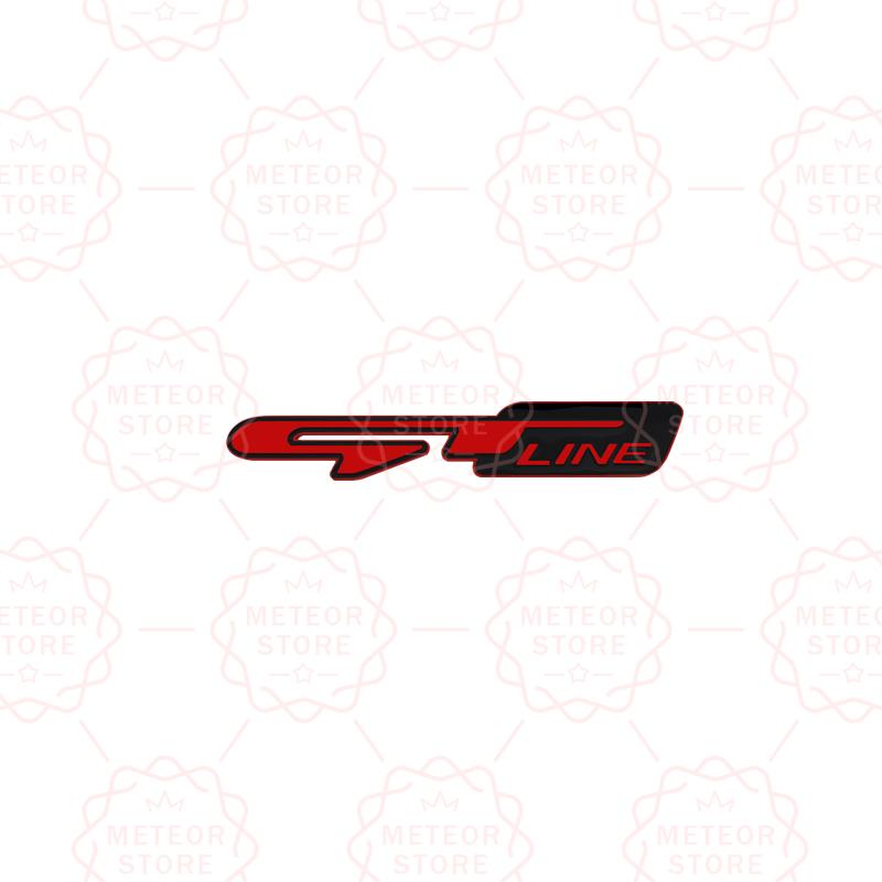 RAWN4 Car Nameplate GT Line Metal Badge Interior Steering Wheel Sticker Emblem For Kia Sorento Sportage Stinger Rio K5 K9 K7 K8 K3 K2