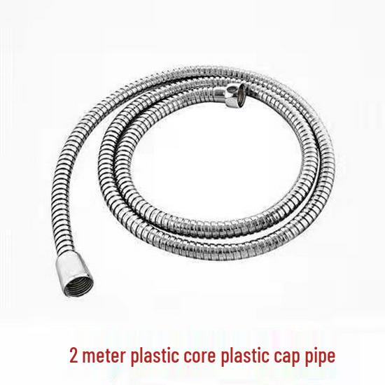 Universal Stainless Steel Shower Hose Sprinkler Connector: Explosion-Proof, Short Hot Water Outlet Pipe