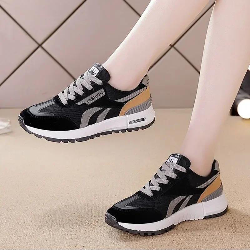 Fashion Women Vulcanized Shoes 2024 New Hot Selling Spring Fashionable Lightweight Comfortable Outdoor Leisure Travel Women Sports Shoes