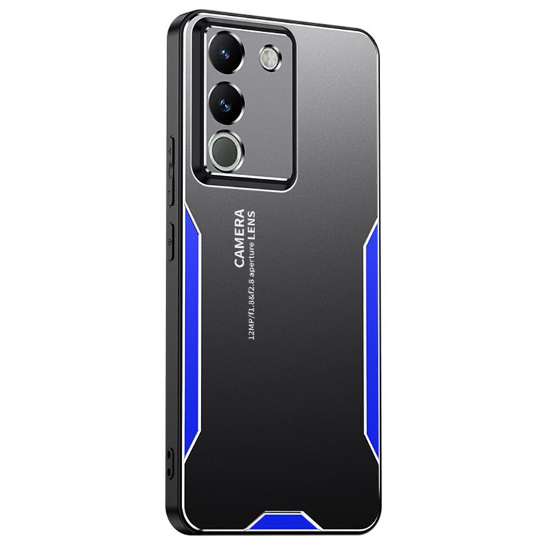 Pro vivo Y200 (Indie) Pouzdro na telefon z PC+TPU+hliníkové slitiny, ochrana proti pádu, kryt mobilního telefonu