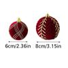 Christmas Decorative Gift Box Christmas Tree Decoration Hanging Hollow Cotton Ball Hanging