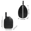 Crossbody Pickleball Shoulder Bag Adjustable Large Capacity Pickleball Paddle Cover Comfortable Straps Black Sports Fitness Bag