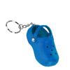 Keychain Mini Cute Silicone Portable Slipper Keychain for Schoolbag Handbag Gift Lake Blue