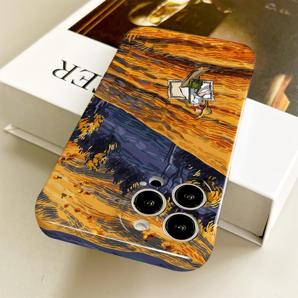 All-inclusive Film Phone Case Cartoon Fashion Design Hard Shell Full Cover Camera Protection Case for iPhone Samsung Xiaomi Poco Redmi Huawei Honor