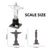 973PCS  World Famous Modern Architecture Building Blocks Statue of Christ The Christ Redeemer Assembly Bricks Christmas Gifts