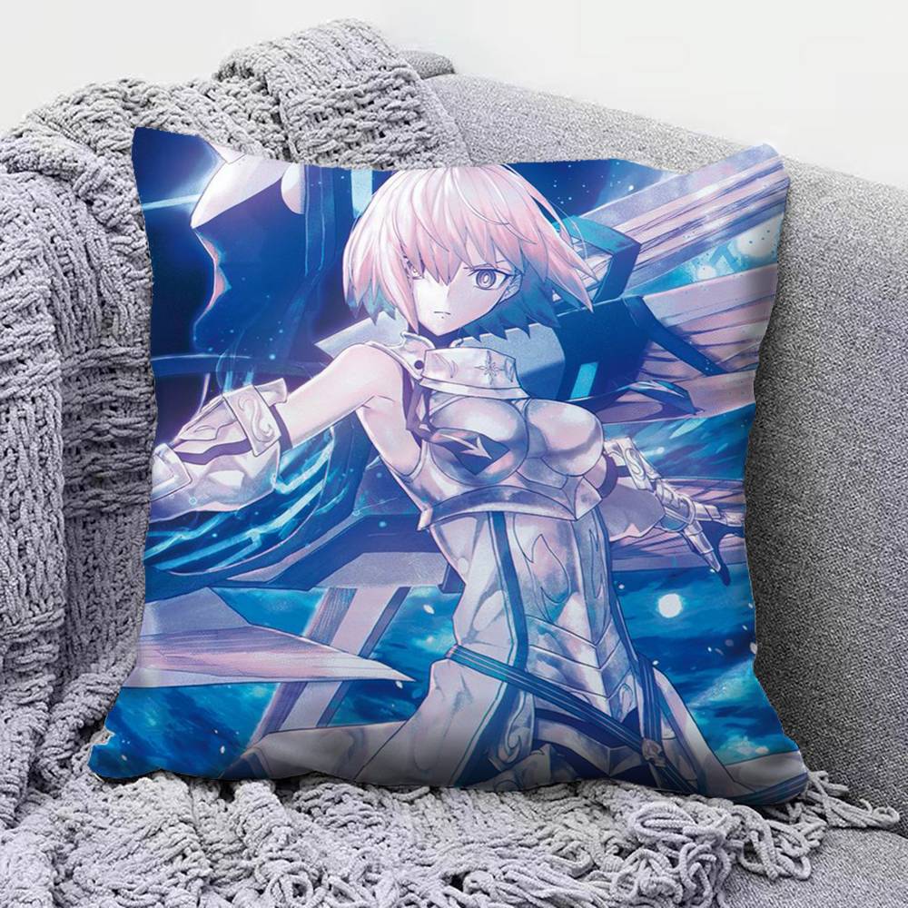 

Mashu Kyrielight Fate Grand Order Pillow Covers Home Sofa Cushion Covers and Aecorative Custom 30x30 cm