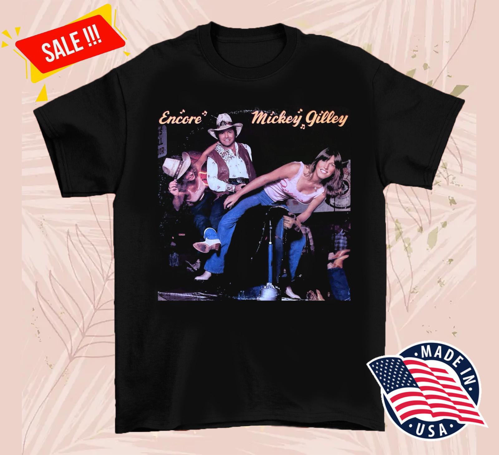 Mickey Gilley Encore Album Music Adult Shirt Cotton Tee SB292 L