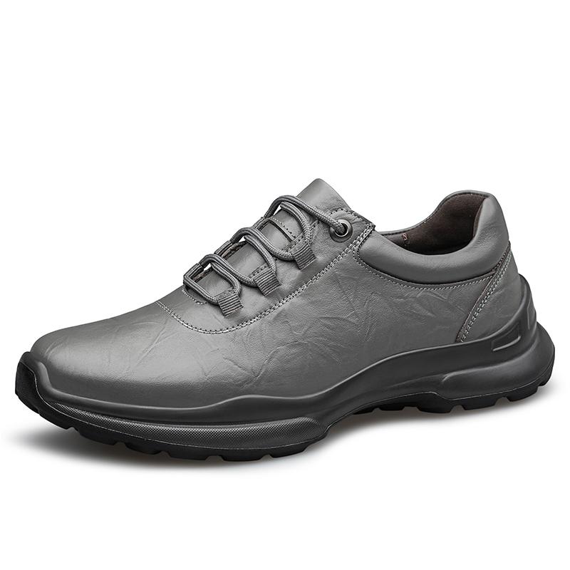 New Hot-selling Men's Casual Shoes Genuine Leather Sneakers Comfy Sports Shoes Outdoor Male Trainers Non-Slip Treking Footwear