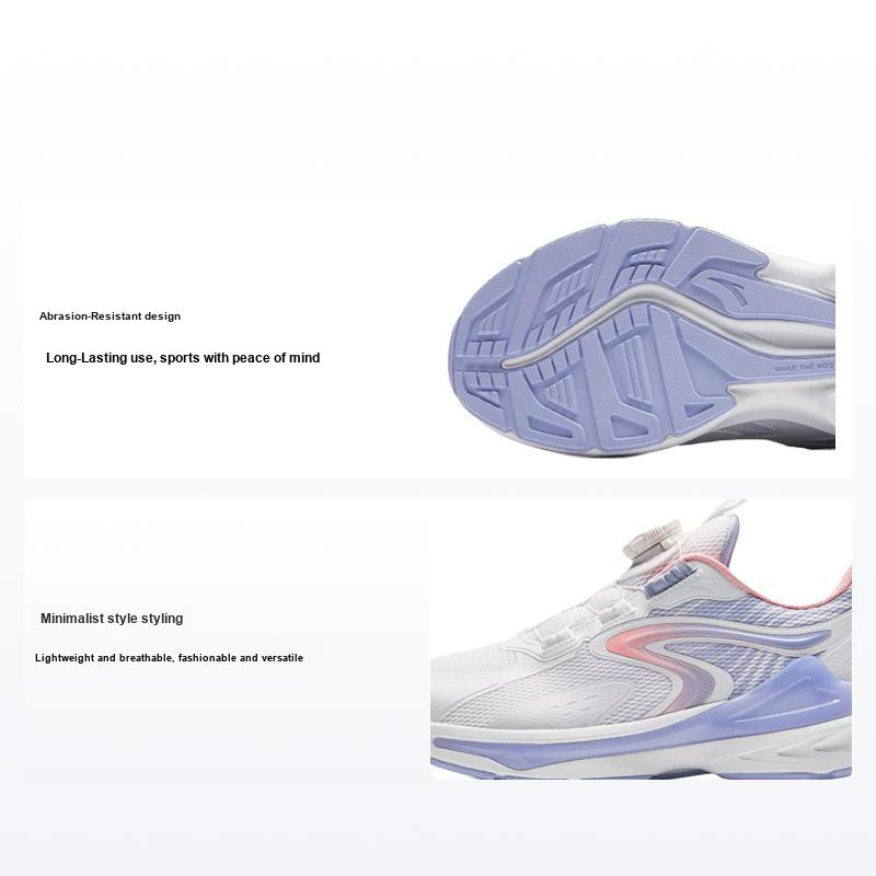 Anta Kids Round Toe Comfortable Anti-Kick Shock Absorption Low-Top Running Shoes Kids sneaker White 322415508-2 37