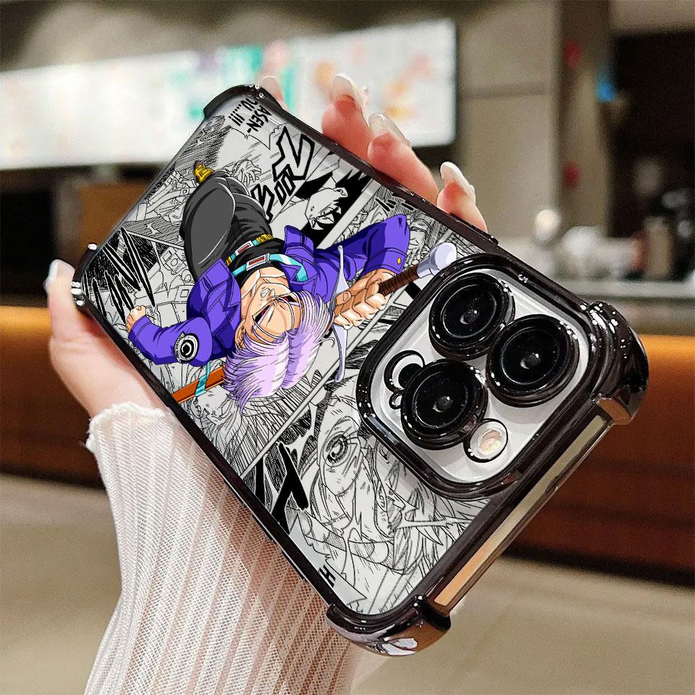 Dragons Balls Z Trunks Brief Phone Case for iPhone 11 13 15 16 17 Pro Max 14 Plus 17Air 16E 13 Pro 12 Mini 11 17Pro Clear Cover
