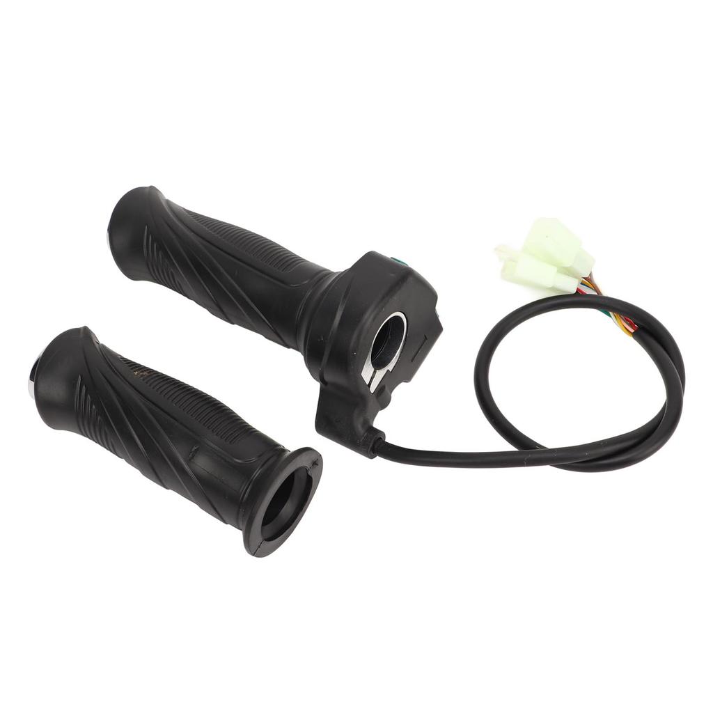 2PCS Electric Bicycle Throttle Grip Rubber Handlebar Twist Grip Universal Fit for Electric Bike Scooter