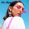 Vintage Cat Eye Triangle Sunglasses Cool Sun Glasses Men Big Rimless Cateye Hollow Sunglasses Female Luxury Trending Shades