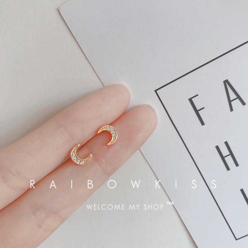 Fashion Earrings For Women Mini Candy Sweet Hypoallergenic Stud Ear Girls Minimalist Gold Color Flower Piercing Jewelry Gifts