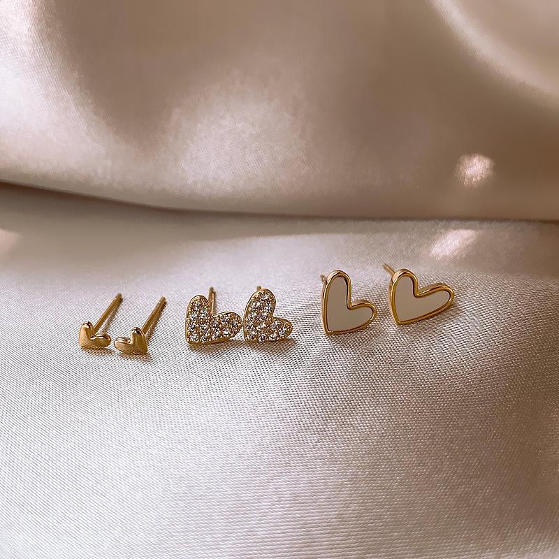 French Retro Zircon Pearl Earrings: Light Luxury 925 Silver Needle Jewelry