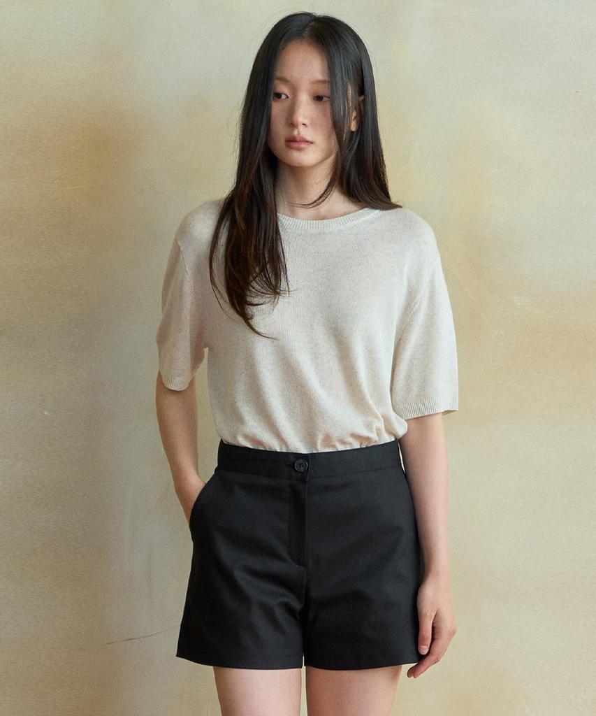 Wednesday Oasis For Woman Daily Cotton Shorts_Black(W26Pt11)