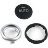 Front/Rear AC Climate Control Knob Button Cover for BMW 5 6 7 Series X5 2014-2018 X6 2014- Series M5 M6 520i 528i 530i 535i 550i 640i 650i 730Li
