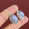 Blue Lace Agate Earrings Gemstone Handmade Earring Birthstone Jewelry 925 Sterling Silver Earrings Very Pretty Vintage Earring Wedding Gifts