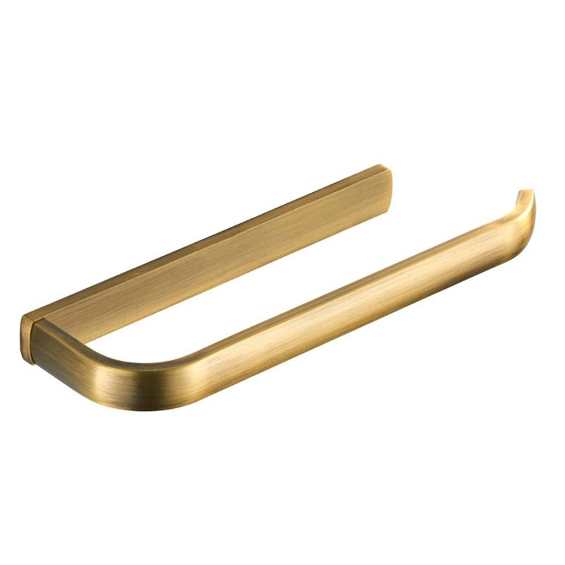Antique Brass Plated Wall Mounted Towel Rack, Bathroom Hardware Pendant Set, Tissue Holder, Coat Hook, Mouthwash Cup ELA85A