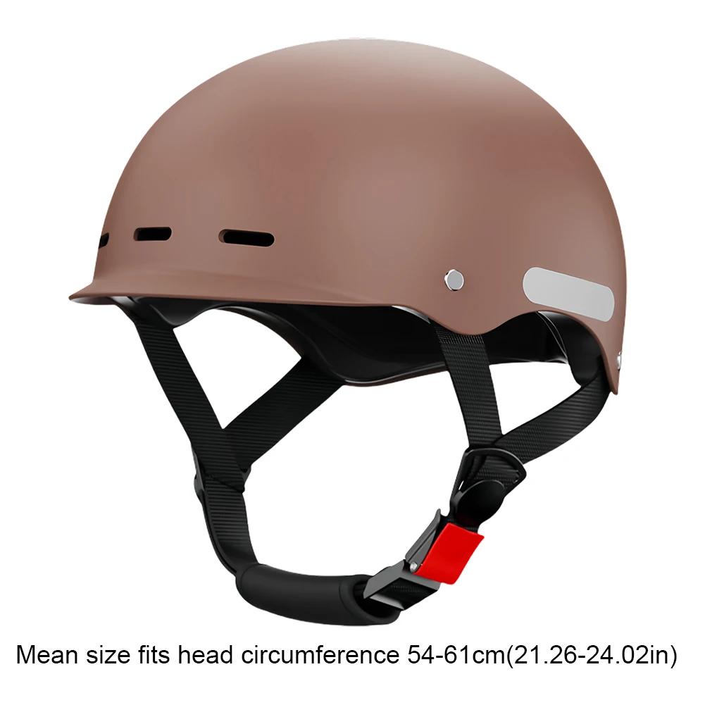 Electric Bike Safety Helmet Bicycle Helmet 3C Certified Adult Children Cartoon Motorcycle Half Helmet with Goggle Scooter Helmet
