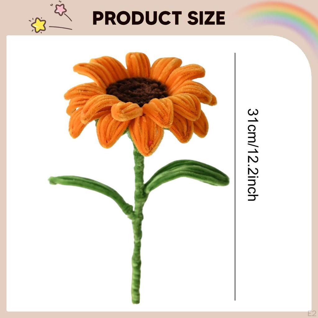 Gift Handmade Flower Home Decoration Ornament Handcraft for Christmas Anniversary Holiday