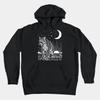 Celestial Mountain Lion Stencil Art Unisex Casual Graphic Hoodie