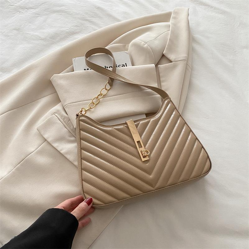 

Fashion retro shoulder bag summer new handbag personalized niche crescent bag simple casual armpit bag