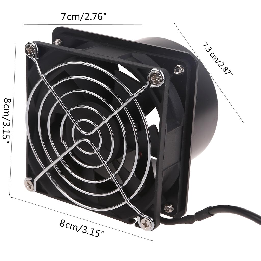 USB Powered Solder Smoke Absorber ESD Fume Extractor Fan Pipe Duct Exhuast Fan with 1/3/6M Pipe Tub Ventilation Fan