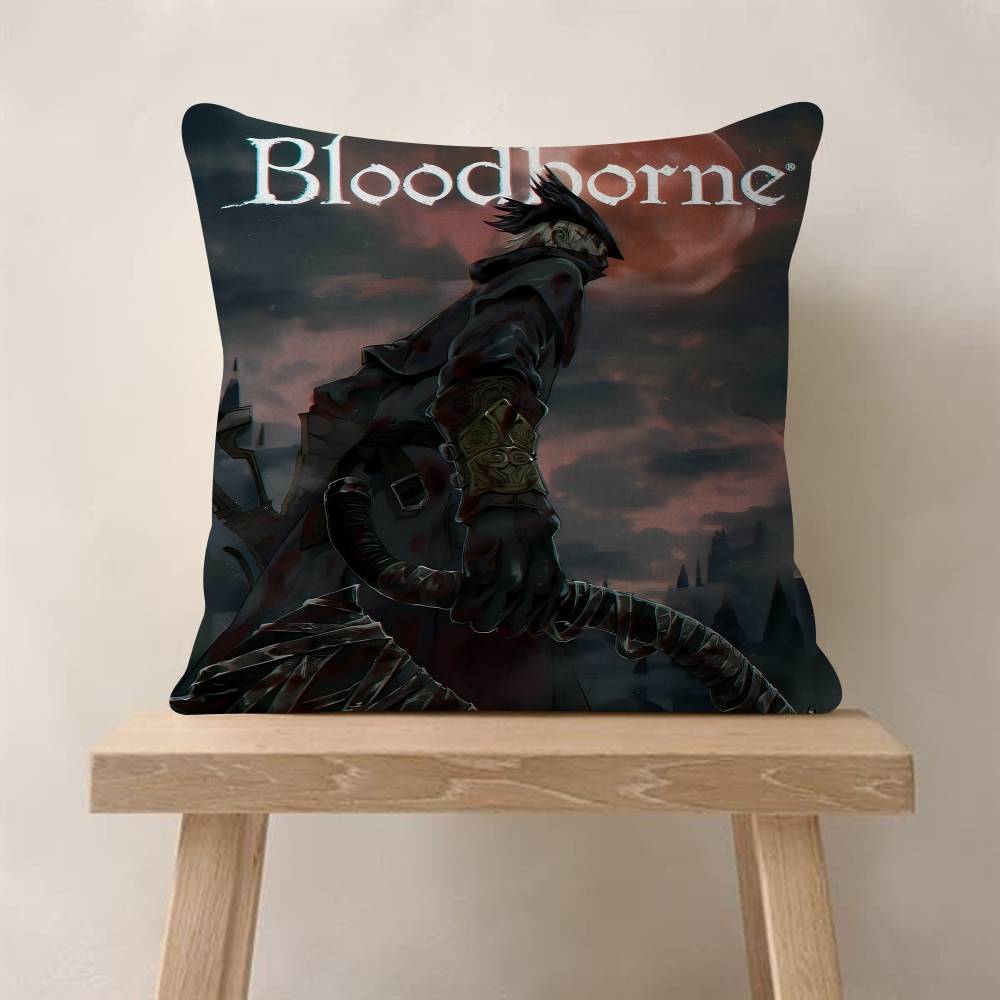 Fantasy Bloodborne Video Game Pillowcase Toon Gift Cushion Cover Bedroom Home Sofa Chair Seat Decor Pillow Case
