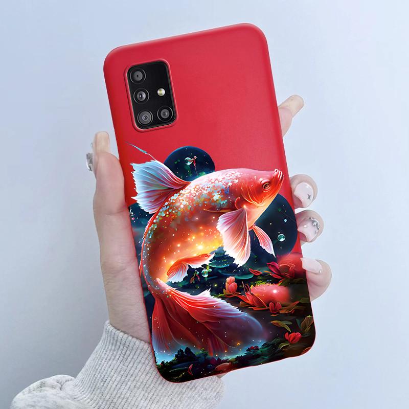 For Samsung Galaxy A51 A71 5G Phone Case Butterfly Girl Soft Silicone TPU Back Housing SM-A516B A516N A516V A716V A716U Covers