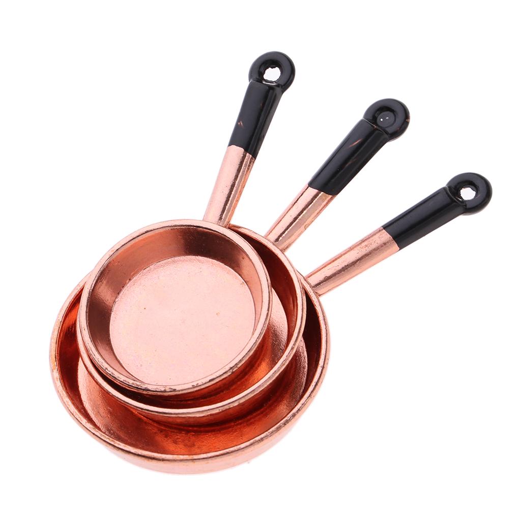 Set Miniature Pots And Pans Utensils/12 Ornaments