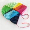 J0MC 3pcs Birthday Parties Pull Flag Eye Catching Paper Fan Banners Accessories