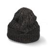 Mozu Cable Visor Knit Cap with Black Brim, Adult,