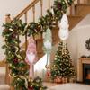 Soft Plush Christmas Elf Elderly Pendant Handmade Christmas Tree Pendant Home Decor