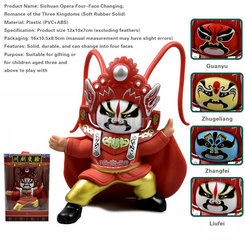 Doll ornament Masked Doll Sushi Tourist souvenirs children's gift Chinese traditional doll Face-changing in Sichuan Opera