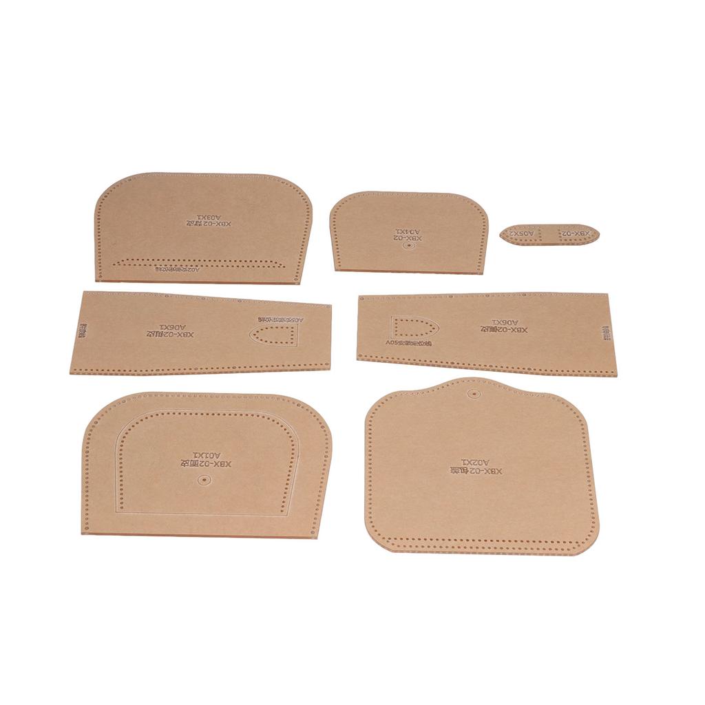 Acrylic Template Transparent Accurate Cutting Distance Leather Bag Stencil with Protective Layer for DIY Bag Gift