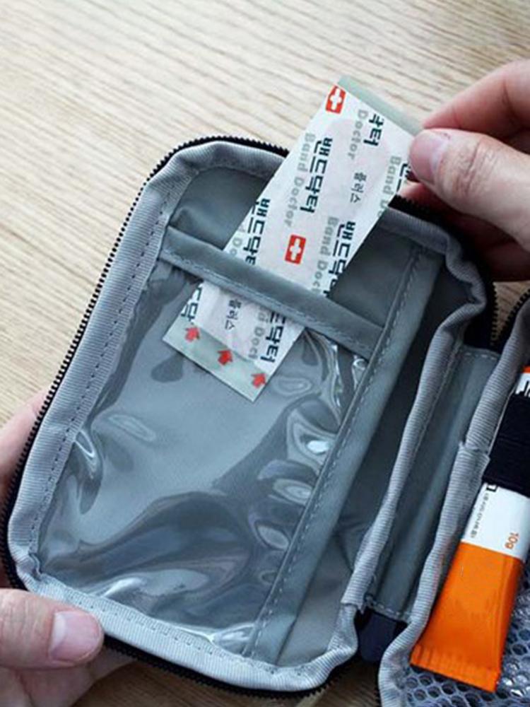Mini Tragbare Medizin Tasche Reise Erste Hilfe Kit Medizin Tasche Lagerung Tasche Survival Kit Medizin Box Outdoor Notfall Camping