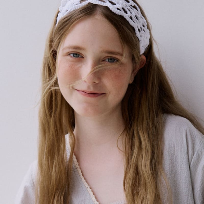 

MERRYMOTIVE Вязаная крючком ажурная повязка для волос free