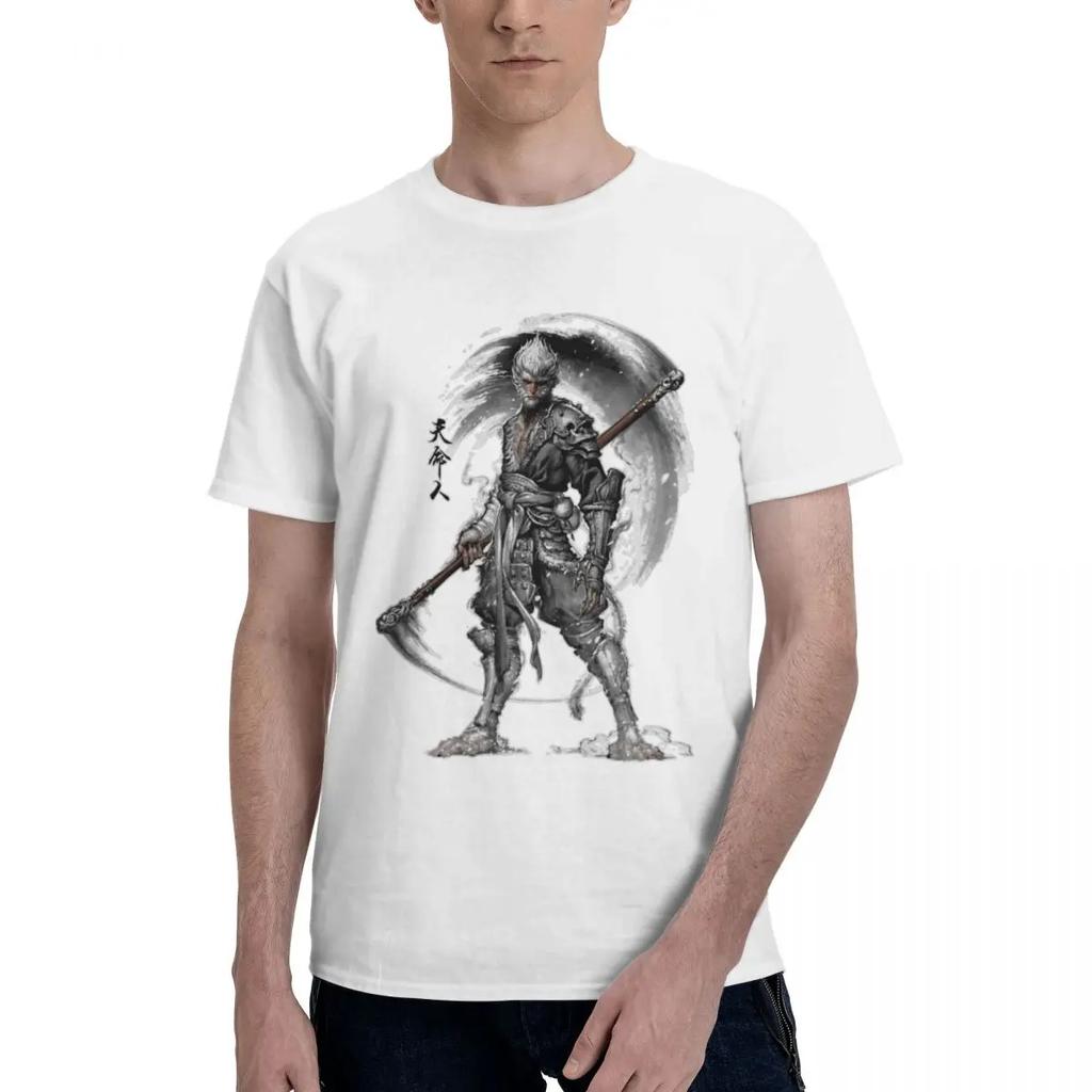 Black Myth Wukong Game T Shirt O-neck Pops Mens Women T Shirt Graphic Y2K Clothes