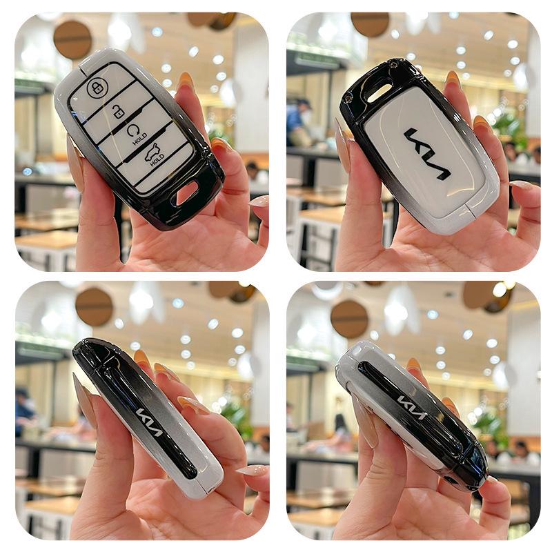 Kia Huanchi KX3/K4/KX5/KX7 2023 Intelligente Metall-Autoschlüsselhülle