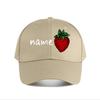 Vibrant Strawberry Vinyl Decal Home Decor Baseball Cap Fashion Unisex Sunhat Womens Outdoor Sports Snapback Cap
