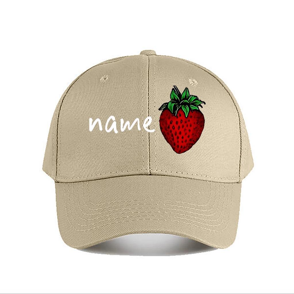 Vibrant Strawberry Vinyl Decal Home Decor Baseball Cap Fashion Unisex Sunhat Womens Outdoor Sports Snapback Cap