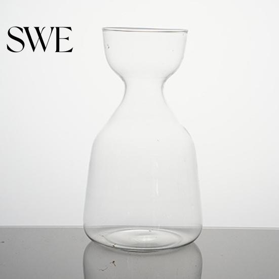 Hydroponik Pflanzenvermehrungsglas Glasvase, Klarer Künstlerischer Behälter, Avocado Zeitgenössischer Halter Vase Schreibtischdekoration Ideales Geschenk für Gärtner