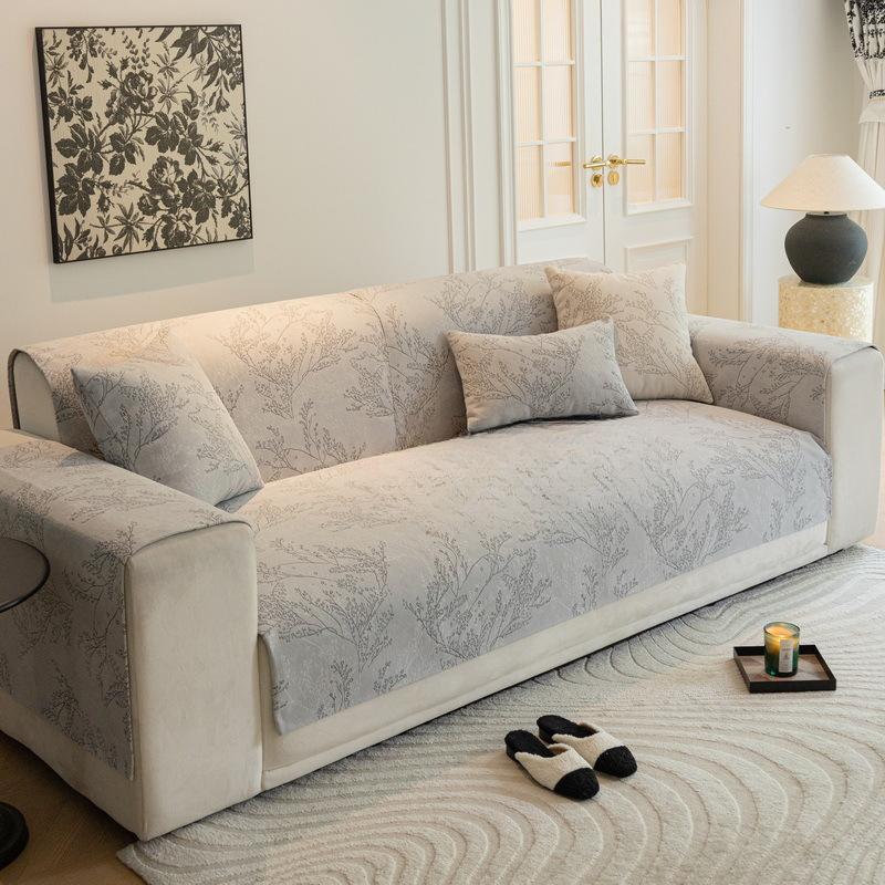 Chenille Jacquard Sofa Cushion Non-Slip Cover Towel Four Seasons Universal Leather Sofa Cover Cushion Cover Cloth