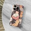 Cute Art Cat Cartoon Case For iPhone 17,11,12,13,16,14,15,Pro,Max,Plus,X,XS,XR,SE,Mini Transparent Soft Silicone