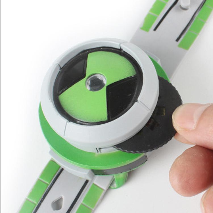 BEN10 Cross-Border E-Commerce Defender Projection Watch - Educational Electronic Cartoon Bracelet for Kids