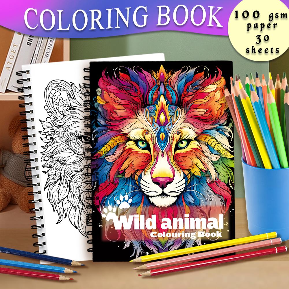 

Книжка-раскраска для взрослых - 30 листов Женская спиральная книжка-раскраска, 11,2x 8,3 дюйма, книга для рисования, подарок на день рождения, подарок на праздничную вечеринку